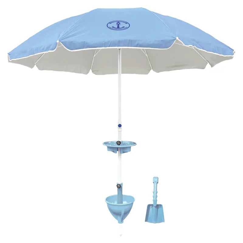 Classic Beach Umbrella and Anchorone Kit