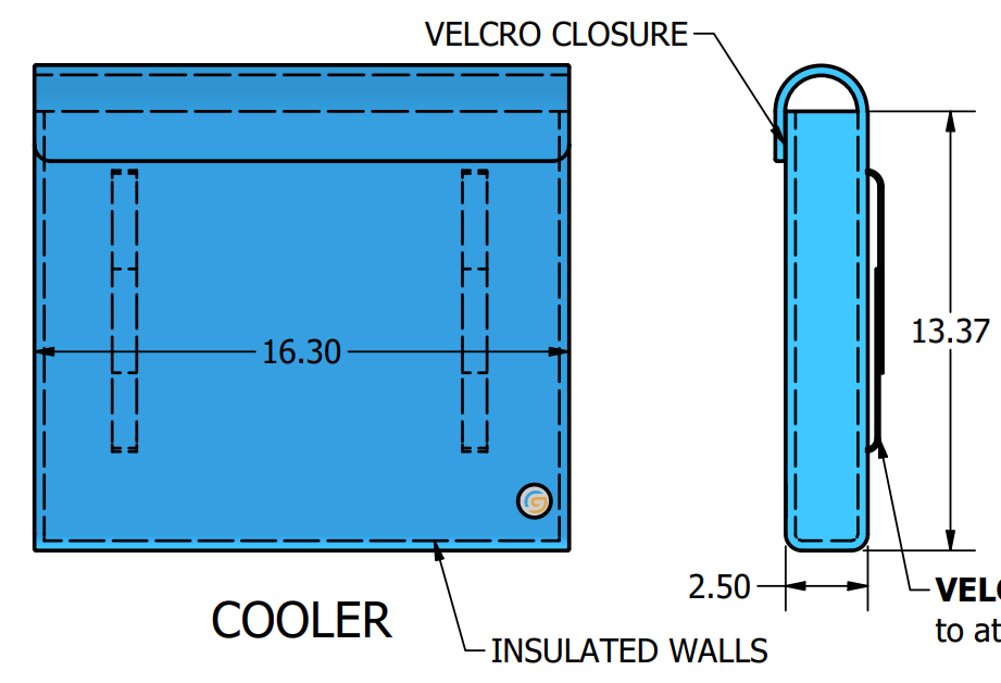 Cooler Pocket: Large