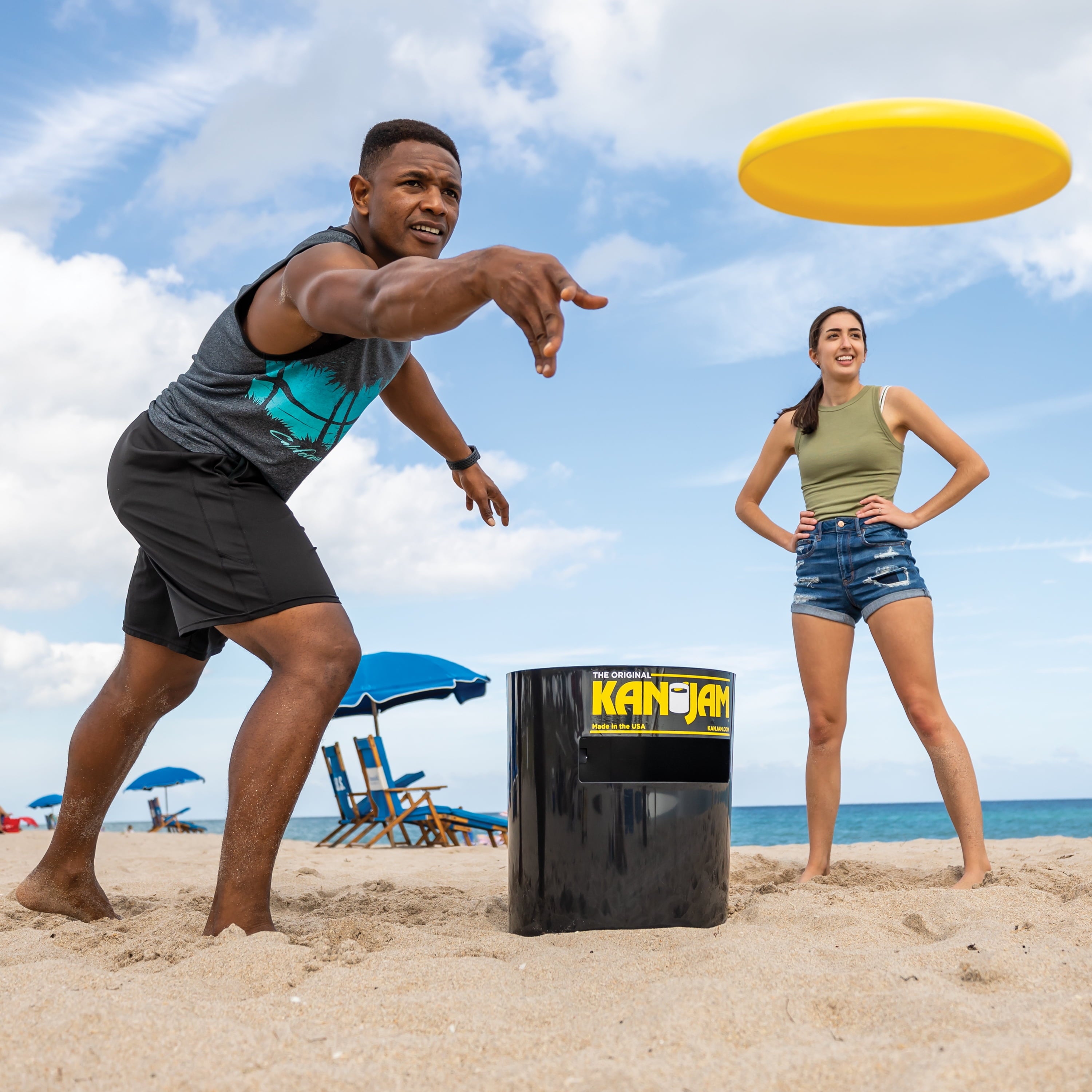 Original Disc Toss Target Game for the Backyard, Beach, Park, Tailgates, Outdoors